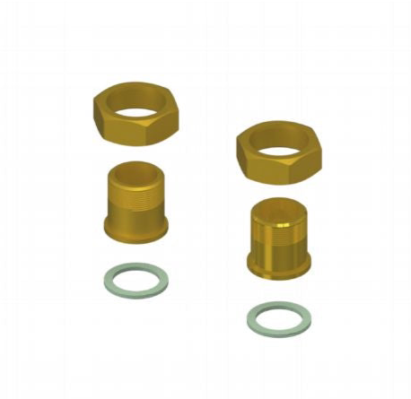 2X 1” F x 3/4” M Connection - T-BOX DN20