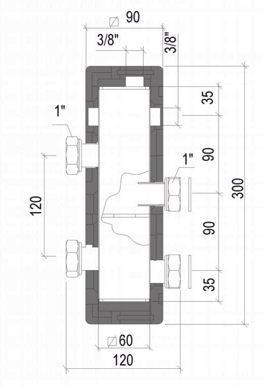 CP60 Low Loss Header