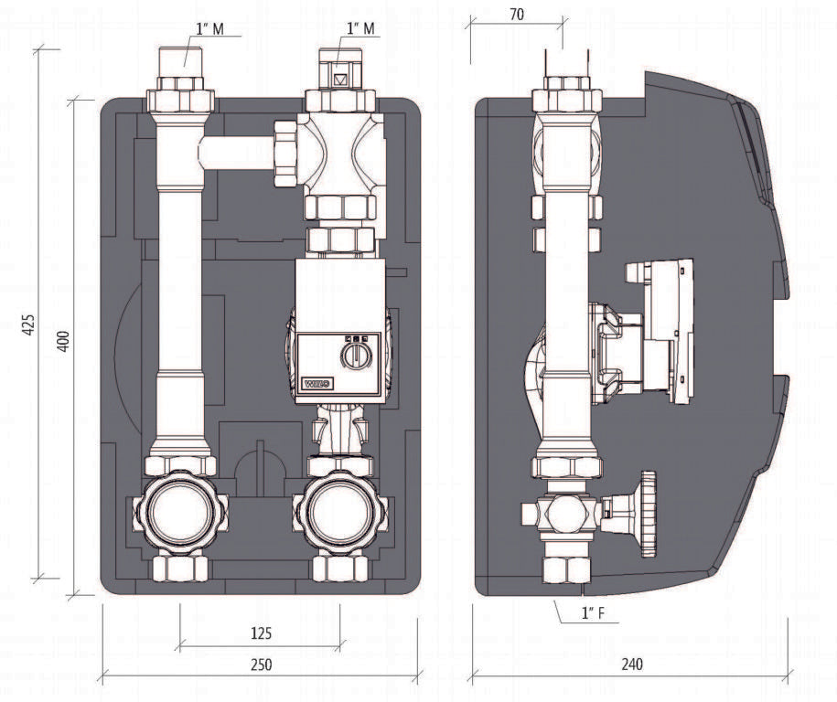 T-BACK PRO DN25 - Hybrid System Loading Unit