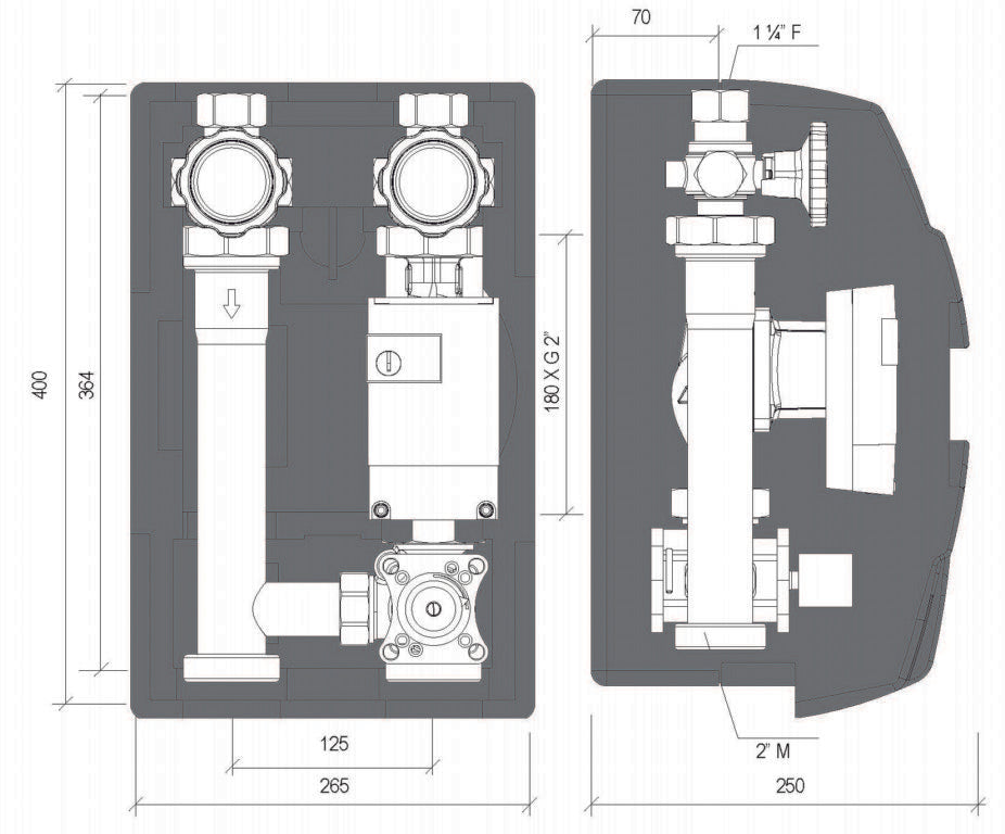 KM3-125 Mixing Pump Group - KOMPAT DN32