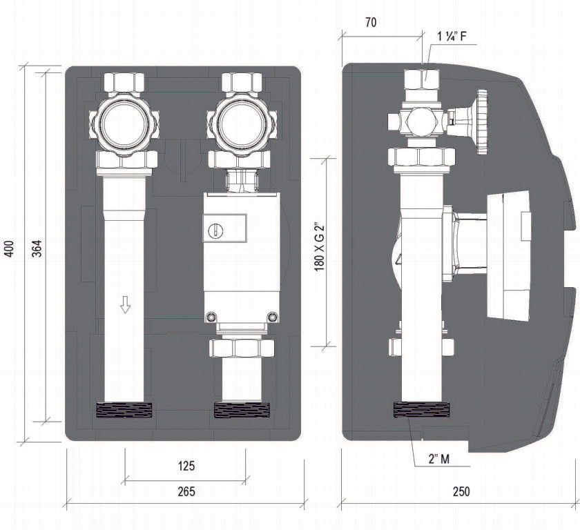 KS-125 Direct Pump Group - KOMPAT DN32