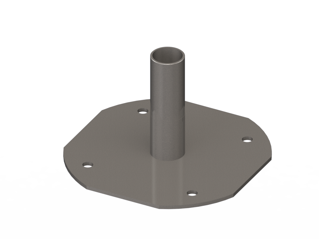 Header Support Feet - Hercules DN40/50/65