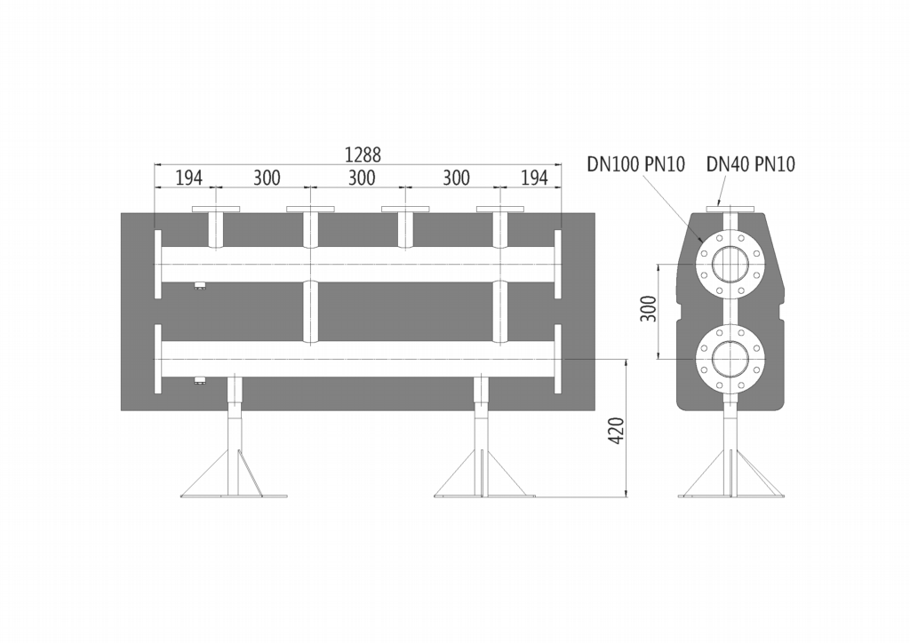 Hercules C DN40 Distribution Manifold - Hercules