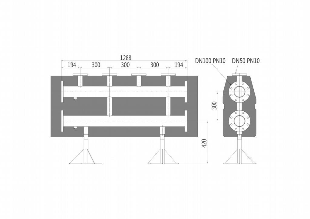 Hercules C DN50 Distribution Manifold - Hercules