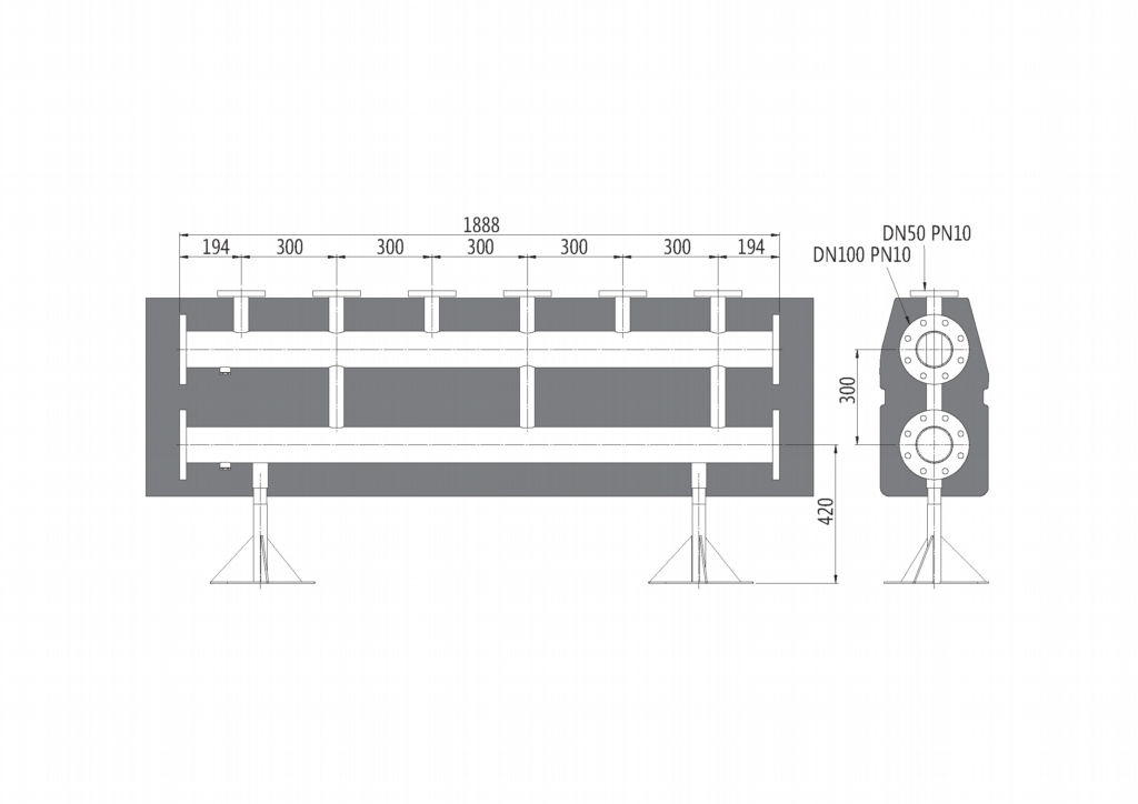 Hercules C DN50 Distribution Manifold - Hercules