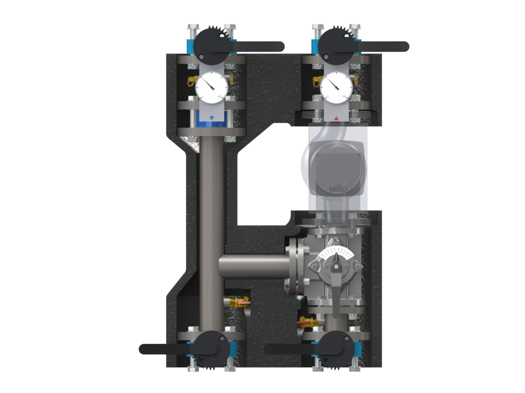 Hercules Heating Pump Group, Pump Group Front
