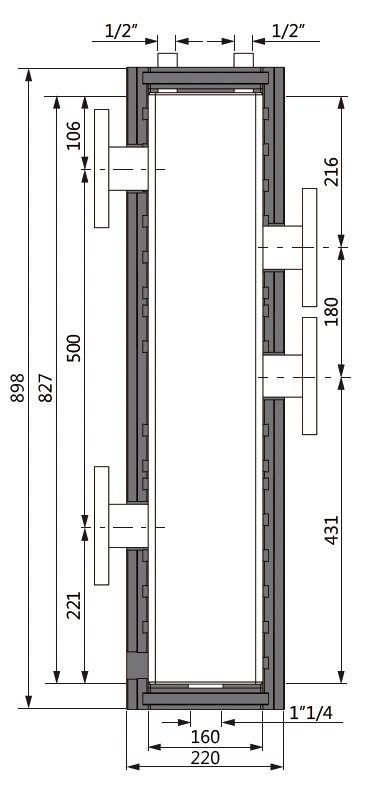 CP Low Loss Header - KOMPAT DN40 XS